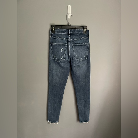 AGOLDE Sophie Ripped Distressed Crop Jeans Size 25 - Picture 4 of 5